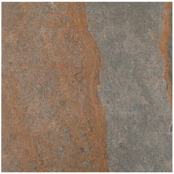 Dominion Charcoal Black 23.62 in. x 47.24 in. Matte Limestone Look  Porcelain Floor and Wall Tile (15.49 sq. ft./Case)