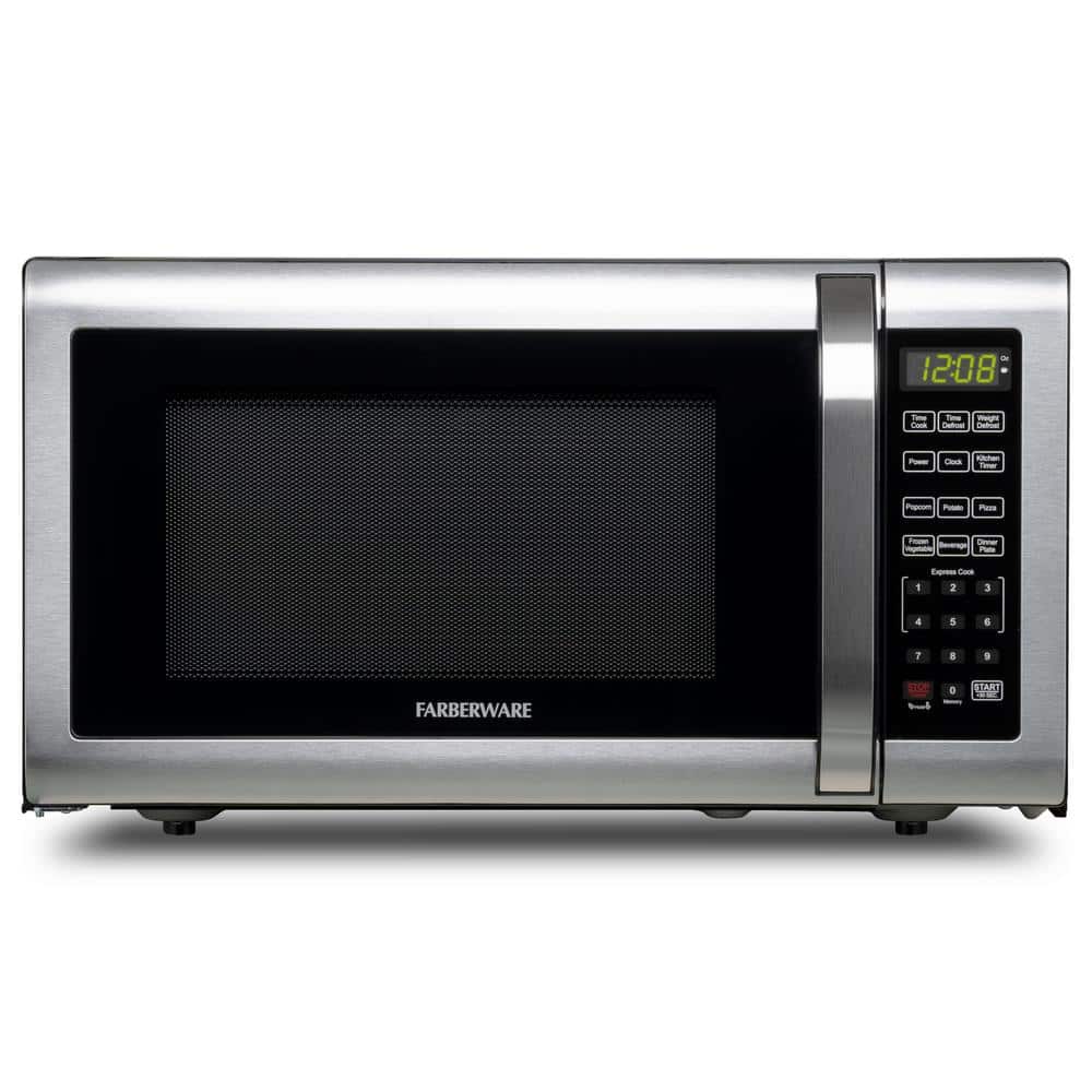 Farberware FM12SSG Professional 1.2 cu. ft 1100-Watt Microwave and Grill  Oven - Stainless Steel