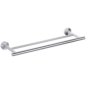 20 in. Wall Mounted Towel Bar Hardware Accessory in Brushed Nickel