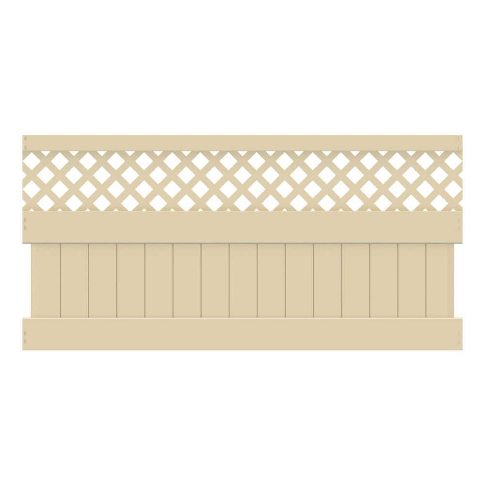 Barrette Outdoor Living 4 Ft H X 8 Ft W Sand Vinyl Anderson Privacy