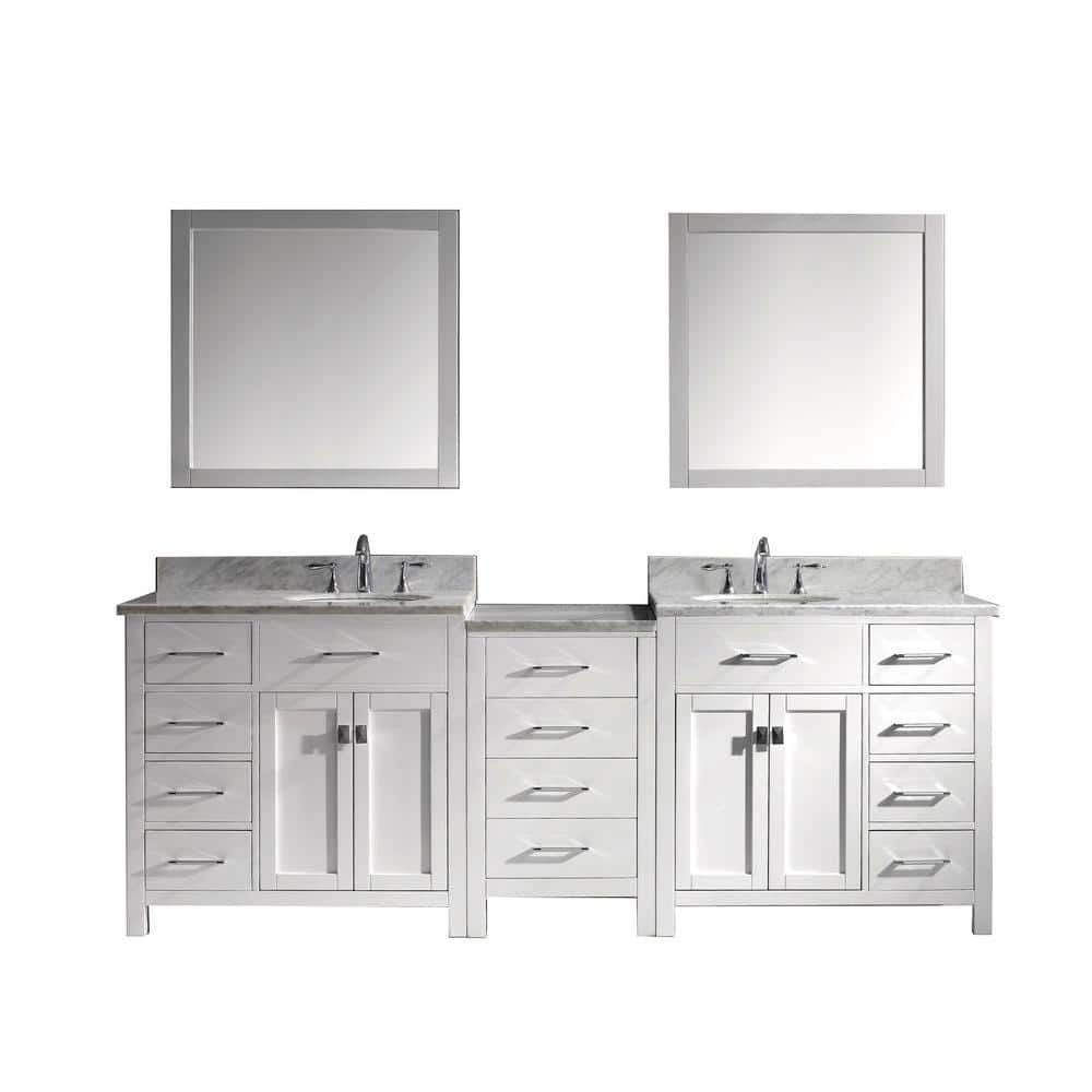 92 inch bathroom cabinet