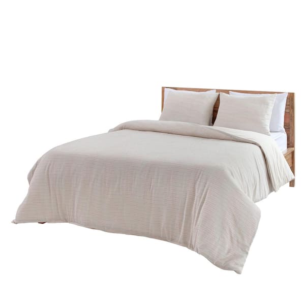 MH LONDON Ranger 3-Piece Ivory and Multi Cotton and Polyester King Duvet Cover Set