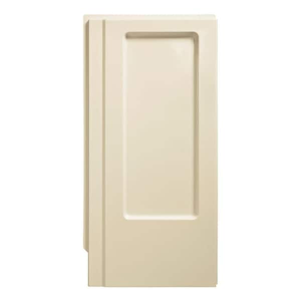 STERLING Advantage 32 in. x 35-1/4 in. x 66-1/4 in. Two Piece Direct-to-Stud Shower End Wall Set in Almond-DISCONTINUED