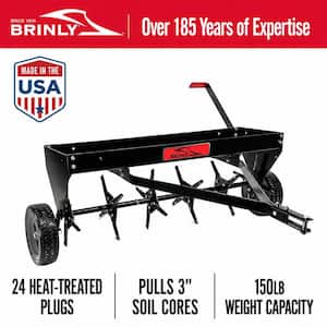 40 in. Tow-Behind Plug Aerator for Lawn Tractors and Zero-Turn Mowers