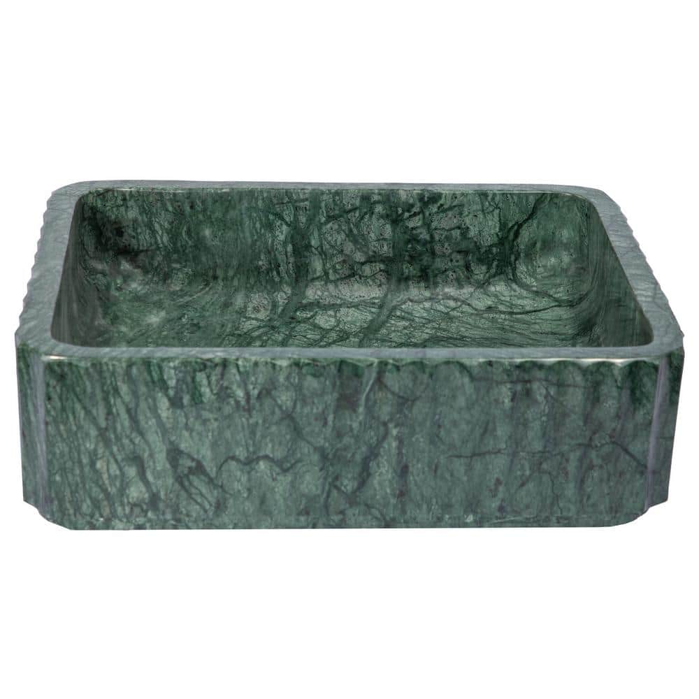 Modern Square Marble Vessel Sink - Gray, 11.8x11.8x5.1 Inches, Countertop Bathroom Basin