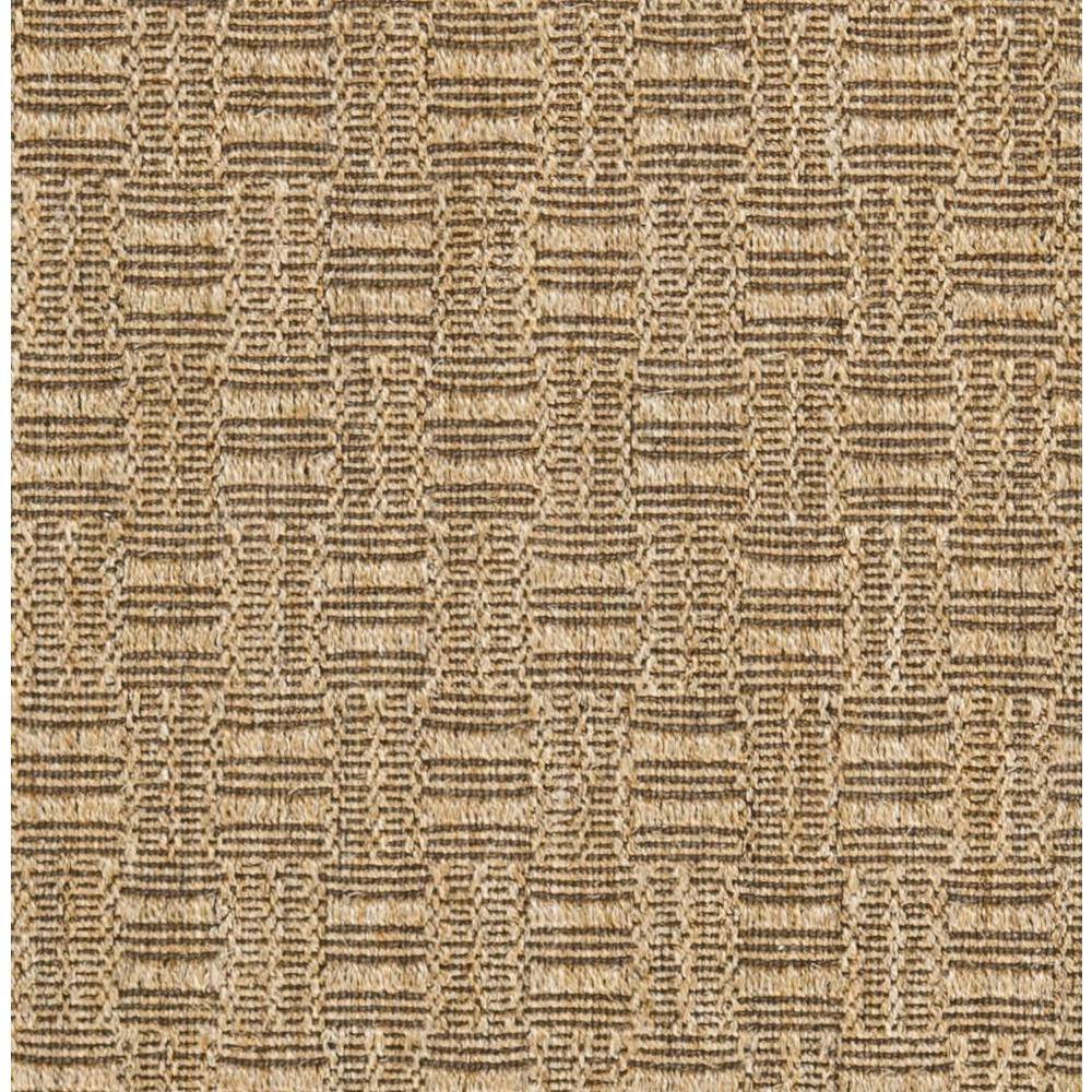 Natural Sisal Geometric Hand-Knotted 4' x 6' Area Rug