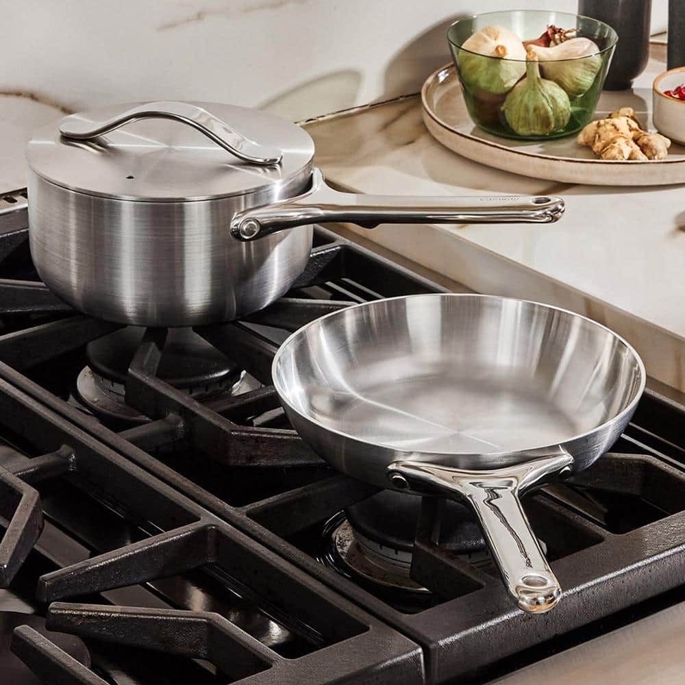 Mini Fry Pan and Mini Sauce Pan Duo Stainless Steel