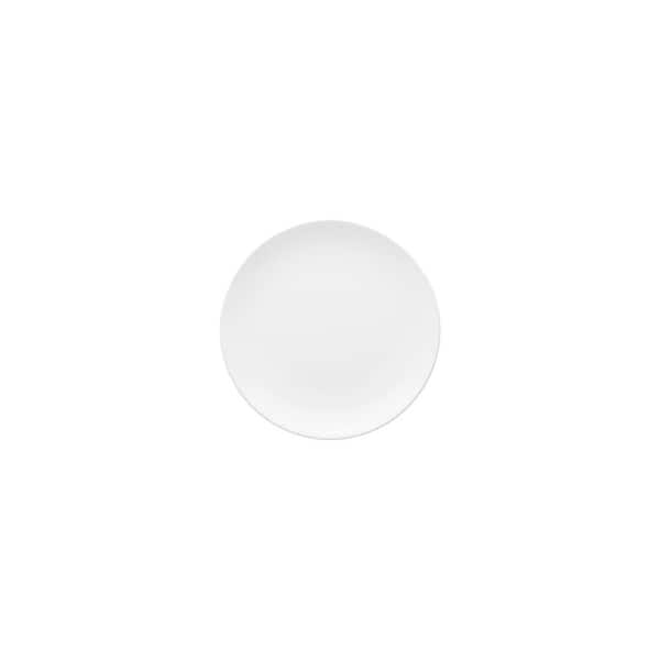 Manhattan Comfort 8.46 in. Coup White Salad Plates (Set of 6)
