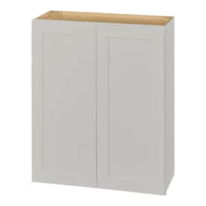 Avondale 30 in. W x 12 in. D x 36 in. H Ready to Assemble Plywood Shaker Wall Kitchen Cabinet in Dove Gray