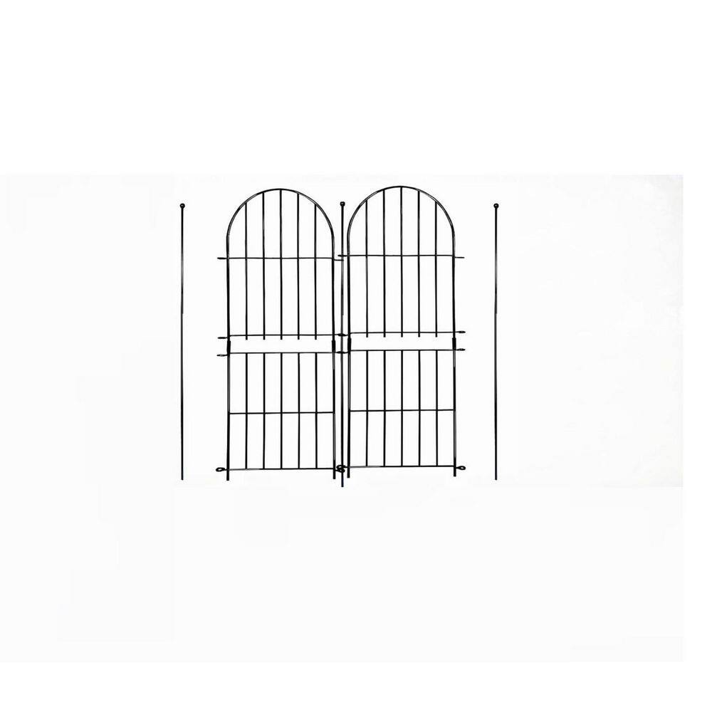 Decorative Garden Fence 31 in. H x 10 ft. (L), 10 Pack No-Dig Fence Animal Fence for Yard Patio Outdoor Decoration Metal price history on PriceWatchPro