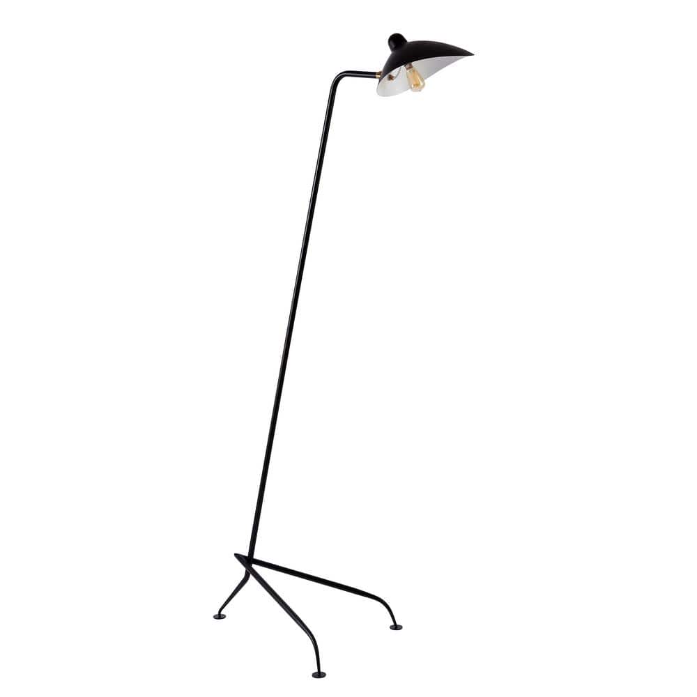 Edison 62" Black Brushed Metal LED Floor Lamp