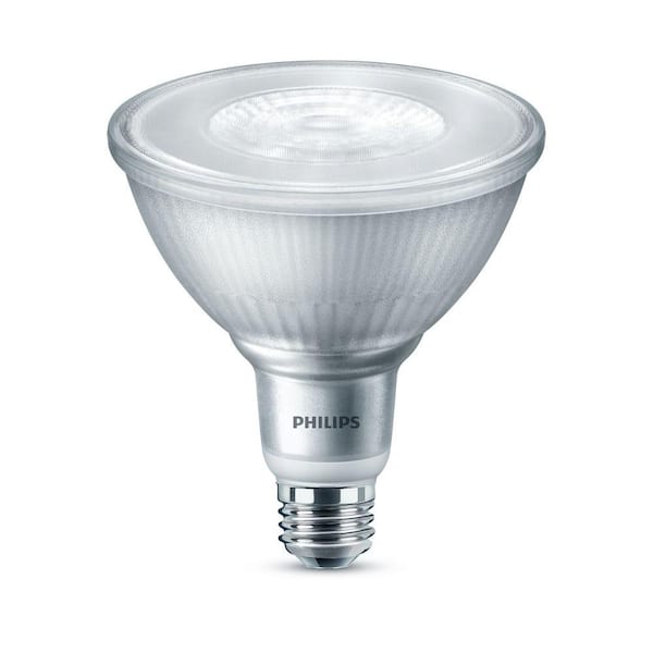 Photo 1 of 120-Watt Equivalent PAR38 Dimmable LED Flood Light Bulb Daylight (5000K)