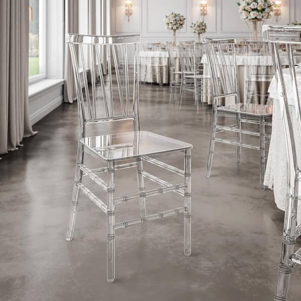 Techni Home Chiavari Style Clear Acrylic Stackable Event