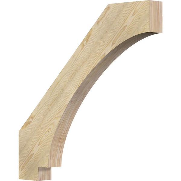 Ekena Millwork 4"W x 36"D x 36"H Imperial Rough Sawn Knee Brace, Douglas Fir
