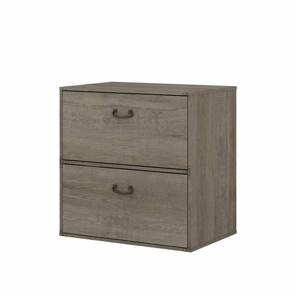 Scranton & Co 2 Drawer File Cabinet in Espresso Oak 