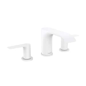Vivenis 8 in. Widespread Double Handle Bathroom Faucet  in Matte White
