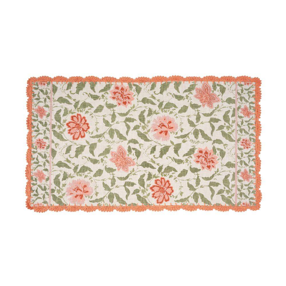 Moored Garden 2.2 ft. x 3.7 ft. Pale Poppy Floral Area Rug price history on PriceWatchPro