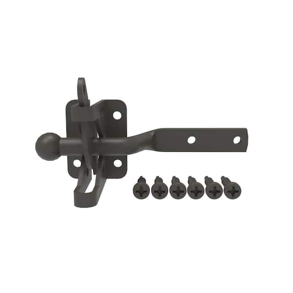 Barrette Outdoor Living 4.562 in. x 2.312 in. Steel Pewter Gravity Latch