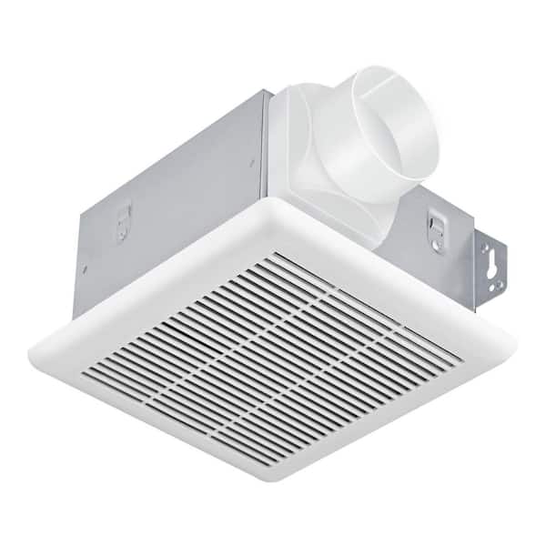70 CFM 1.5-Sone Bathroom Exhaust Fan with 3 in. Round Duct, UL Listed, White