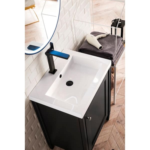 Style Selections 22-in x 24.4-in 1-Basin White Freestanding