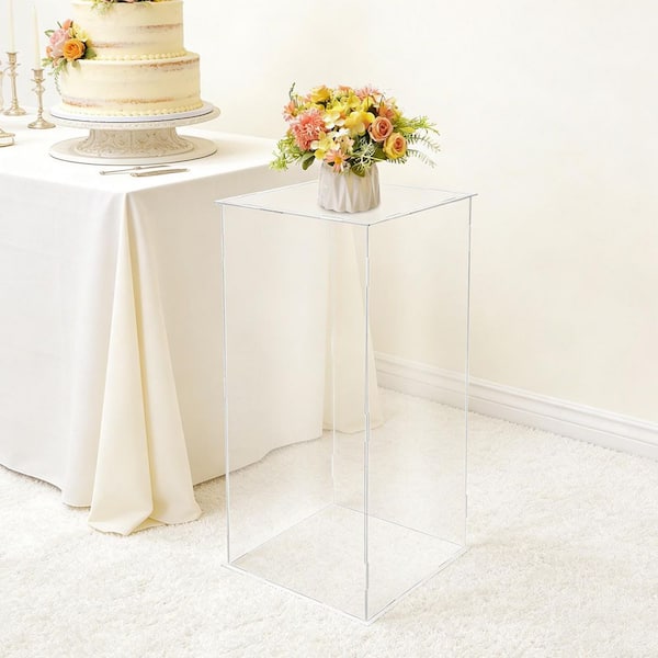 YIYIBYUS 24 in. x 12 in. Rectangular Acrylic Clear Decorative