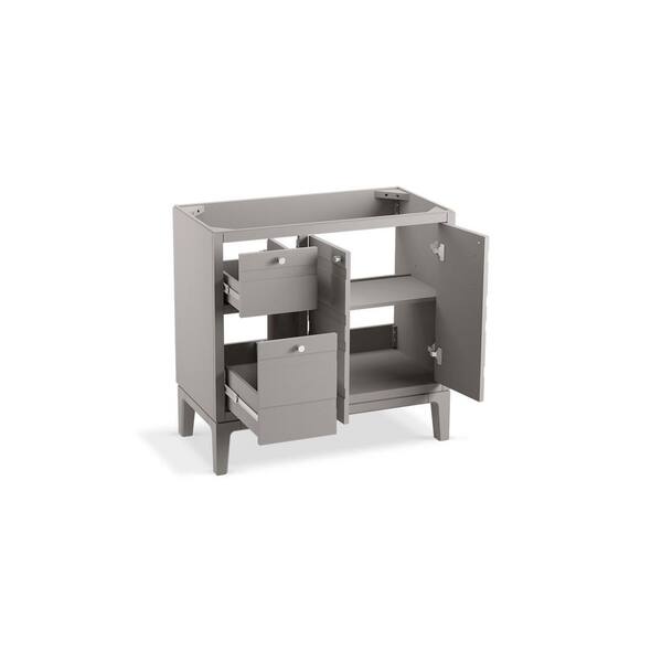 KOHLER Helst 36.06in. Single Sink Freestanding White Bath Vanity with White Quartz Top Assembled