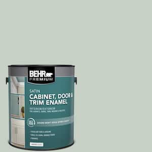 1 gal. #N400-2 Frosted Sage Satin Enamel Interior/Exterior Cabinet, Door & Trim Paint
