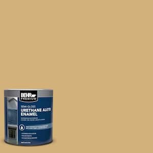 1 qt. #340F-5 Beachwalk Semi-Gloss Enamel Urethane Alkyd Interior/Exterior Paint