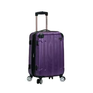 London Expandable 20 in. Hardside Spinner Carry On Luggage, Purple