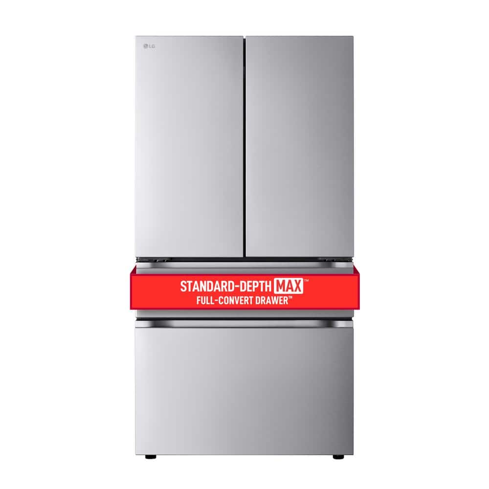 30 cu. ft. SMART Standard Depth MAX French Door Refrigerator with Internal Water Dispenser in PrintProof Stainless Steel