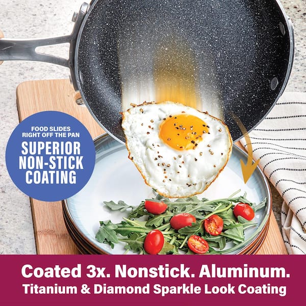 Granite Stone Diamond 12 Ultimate Nonstick Triple-Coated Square Frying Pan  as Seen on TV!