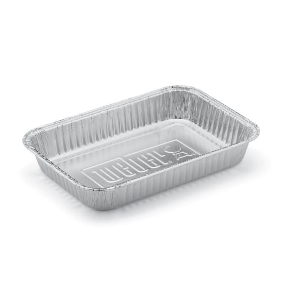 Weber 10-Pack 8.6-in x 6-in W Disposable Aluminum Foil Grill Drip