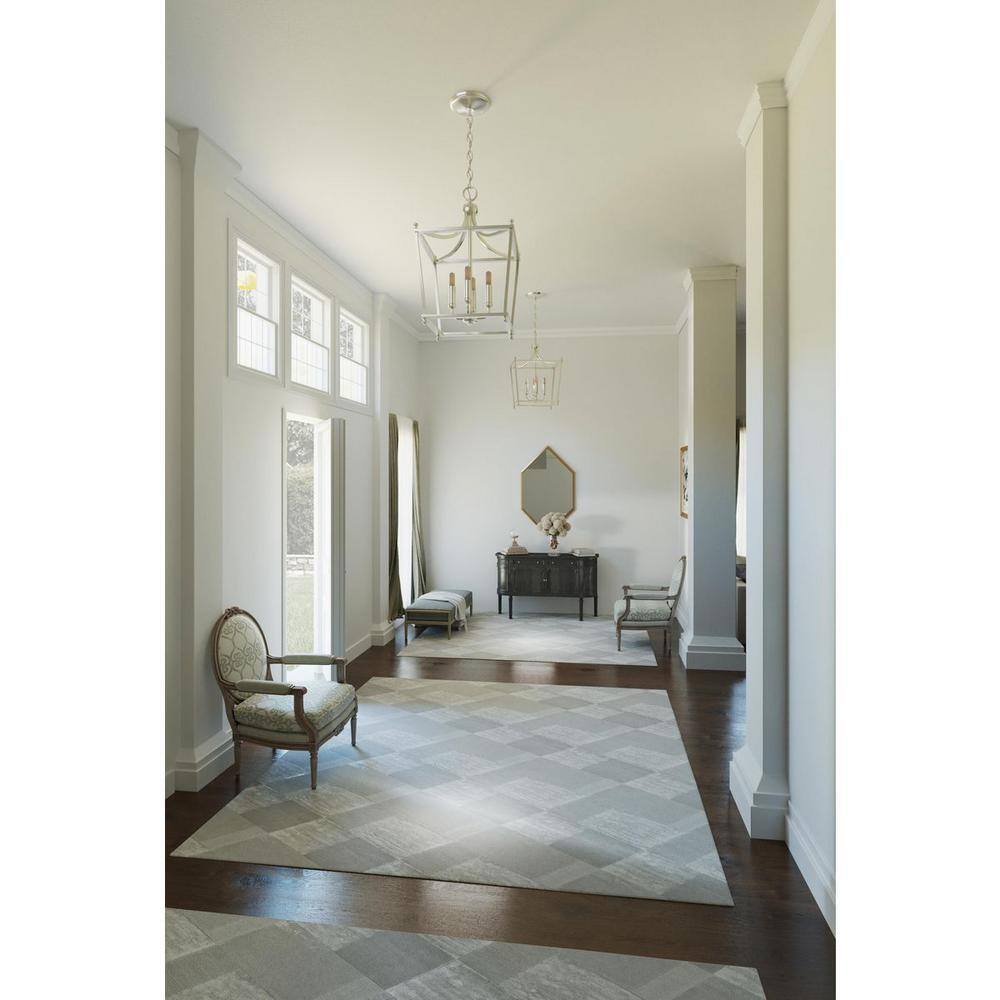 Parkhurst Brushed Nickel 4-Light Lantern Pendant