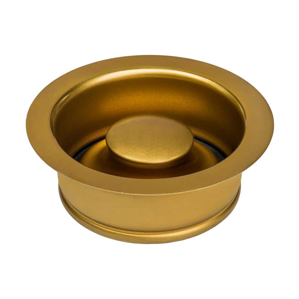 3.5 in. Kitchen Sink Garbage Disposal Flange in Matte Gold Stainless Steel price history on PriceWatchPro