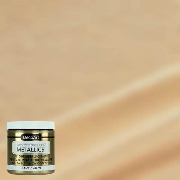 8 oz. Metallic Champagne Gold Paint