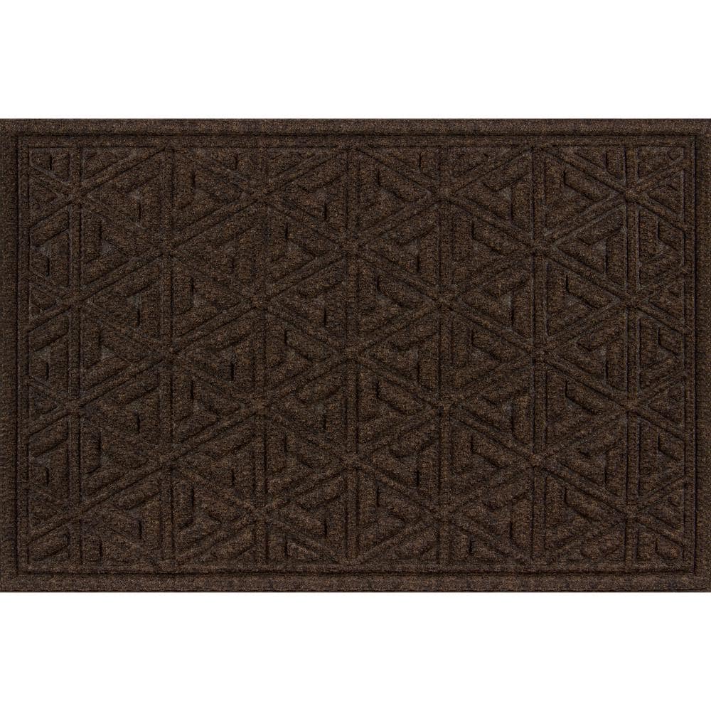 trafficmaster Rubber 24 in. x 48 in. Wrought Iron Door Mat