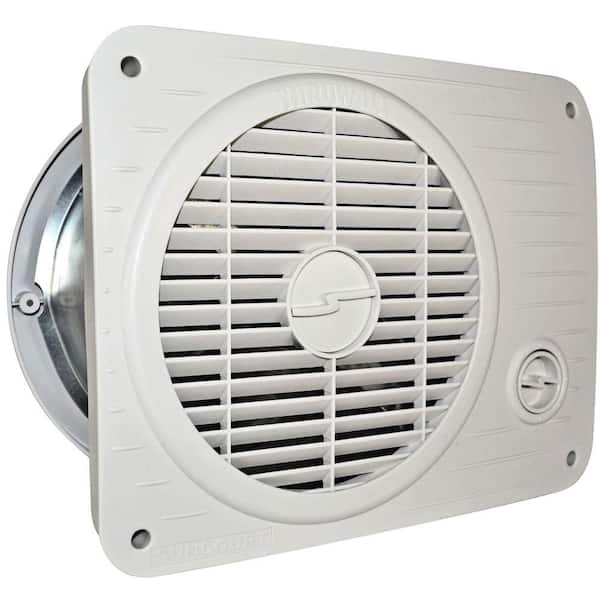 Suncourt Through the Wall 12 in. Hardwired Variable Speed Personal Fan