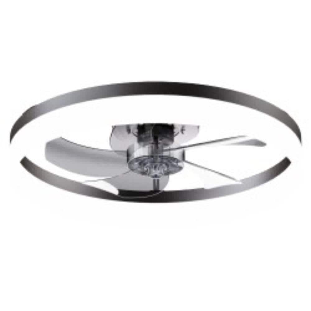 19.7in Ceiling Fan with Lights Remote APP Control 6 Speeds Reversible Dimmable LED 30W Black price history on PriceWatchPro