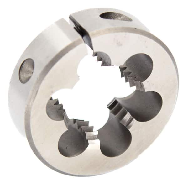 Drill America #6 - 48 x 13/16 in. Outside Diameter High Speed Steel Round Threading Die, Adjustable