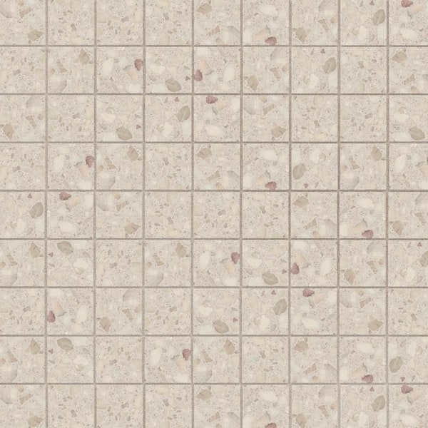 Riviera Taco Beige 2 in. x 2 in. Porcelain Floor and Wall Tile (0.5 sq. ft./Case)