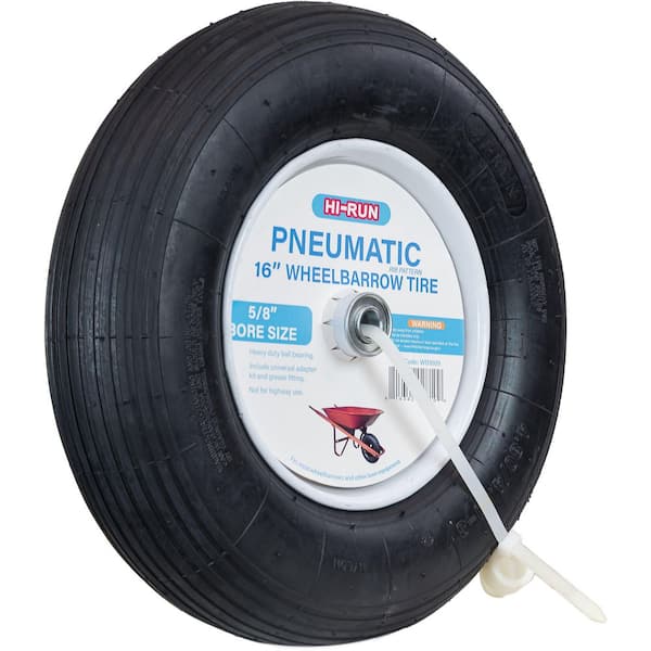 16 in. Pneumatic with Universal Bearing Kit and Grease Fitting (Rib)