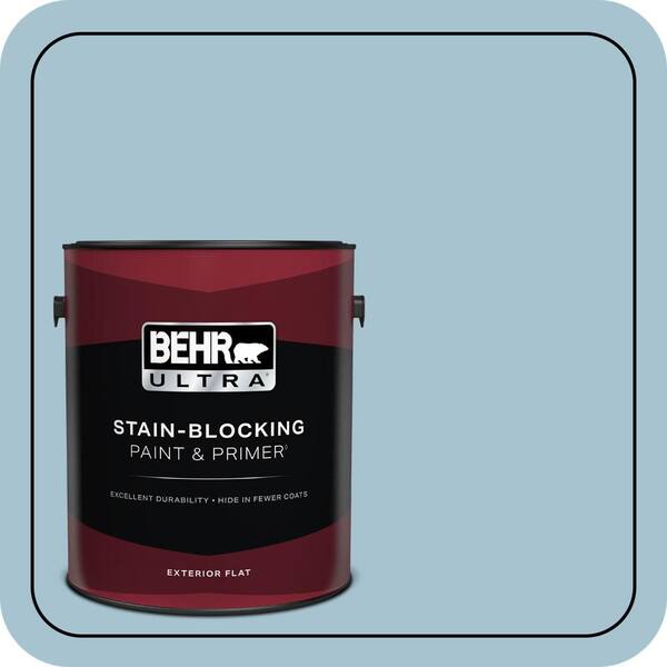 BEHR ULTRA 1 gal. #550E-3 Viking Flat Exterior Paint & Primer