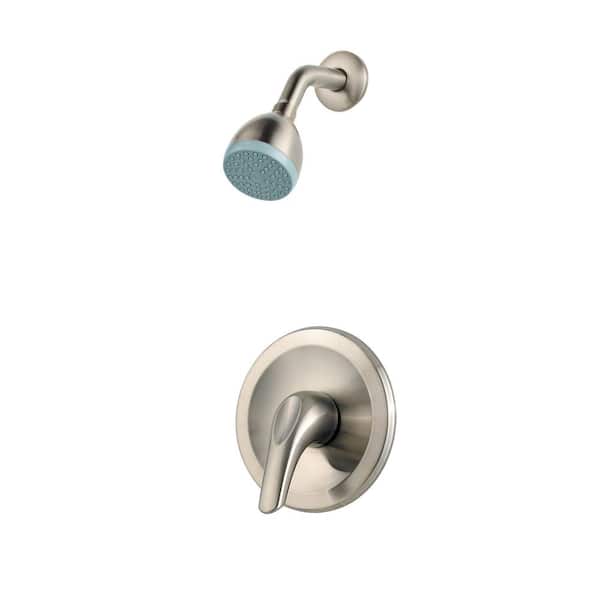 Pfister Pfirst Series 1-Handle Shower Faucet Trim Kit in Brushed Nickel (Valve Not Included)