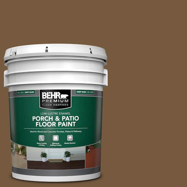 5 gal. #290F-7 Wooden Cabin Low-Lustre Enamel Interior/Exterior Porch and Patio Floor Paint