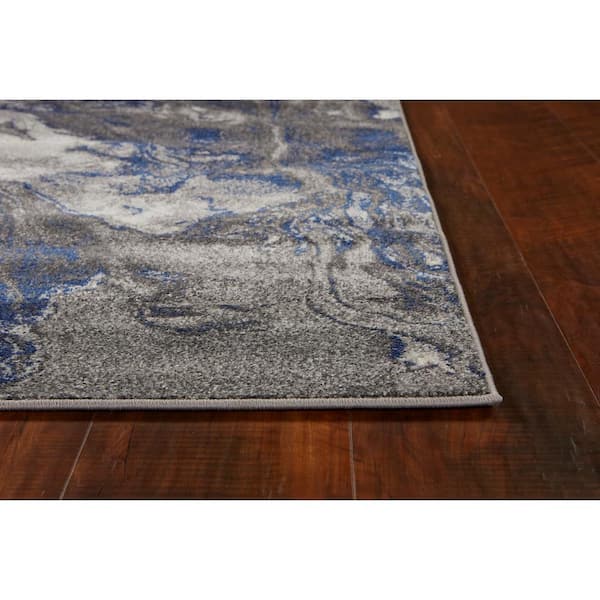 Lola Grey 5 ft. x 8 ft. Area Rug