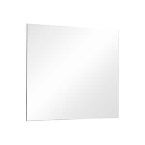 1 in. W x 47 in. H Wooden Frame Clear Wall Mirror