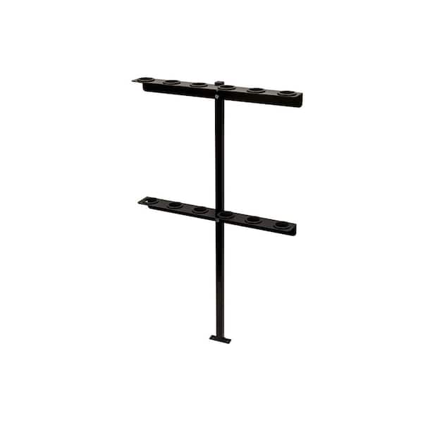 Buyers Products Company Vertical Open Landscape Trailer Hand Tool Holder Rack for Shovels Rakes and Other Tools