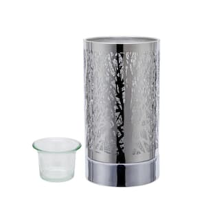 Silver Forest Touch Lamp, Essential Oil Diffuser and Wax Warmer