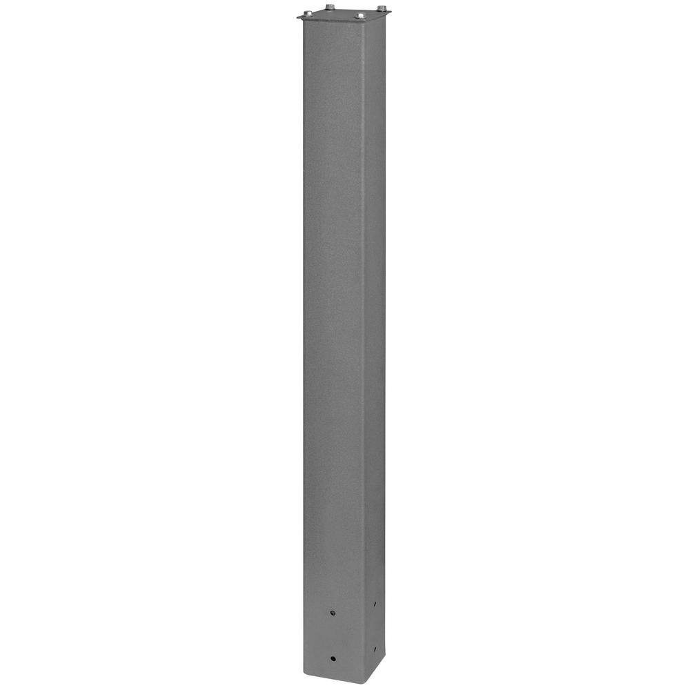 Extra Large Black and Granite Locking Post Mount Mailbox