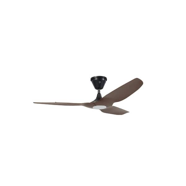 Big Ass Fans Haiku Coastal 52 in. Smart Outdoor Coastal Cocoa/Black Universal Mount Ceiling Fan with 2700K LED with Remote App